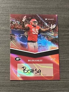 2024 Onit Georgia Bulldogs #TCS-5 Bo Hughley AUTO Autograph Signed - Picture 1 of 2