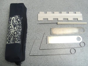 Tool set For 9mm bulky knitting machine ribber Brother/SReed/Singer - With Bag - Picture 1 of 1
