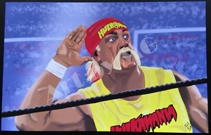 WWE WWF WCW NWO Wrestling Hulk Hogan hochwertiger Kunstdruck 11x17 - Bild 1 von 1