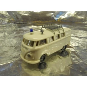 ** Brekina 31601 VW T1 Kombi Police Van White 1:87 HO Scale - Picture 1 of 1