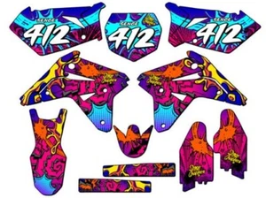 2007 RMZ 450 ZANY Pink Senge Graphics Kit Compatible with Suzuki - Picture 1 of 10