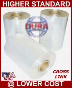 8" 3500 ft 75 Ga CF Cross Link High Performance Polyolefin Heat Shrink Wrap Film