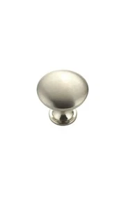 Richelieu Hardware BP9041193 Brushed Nickel .30mm Metal cabinet Knob no screws - Picture 1 of 3