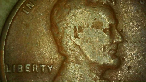 1918 D Wheat cent, ungraded, circulated #613-25 Cover