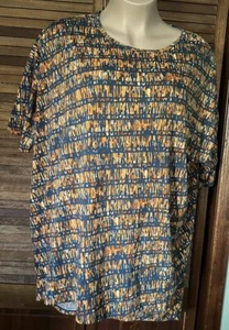 Lularoe Damen Kurzarm Tunika Gr. 3 XL Mehrfarbig - Bild 1 von 2