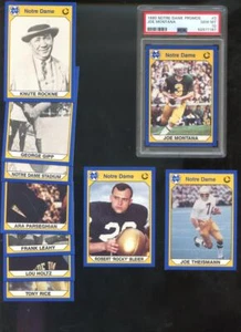 1990 Notre Dame Collegiate Collection #3 Joe Montana COMPLETE SET Graded PSA 10 - Bild 1 von 1