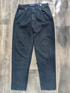 90s Y2K Vintage Levis Herren SilverTab Baggy Plissee Jeans Dunkelblau Overdye USA 38x37 - Bild 1 von 13