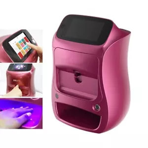 Stampante 3D touch screen nail art stampante digitale per unghie macchina APP con asciugatrice gel - Foto 1 di 23