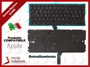 Tastiera Italiana per APPLE MacBook Air 13'' A1466 Early 2014 (RETROILLUMINATA) - Zdjęcie 1 z 1