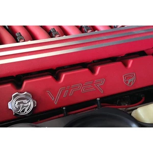 Polished Stainless Steel Valve Cover Letter Set for 1996-2002 Dodge Viper Gen2 - Bild 1 von 5