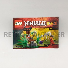 Lego Vintage Instructions Instructions Set 70752 - Ninjago Jungle Trap (2015)