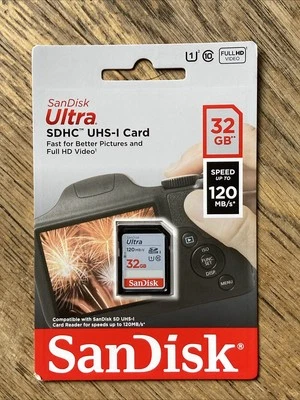 ( Brand New ) SANDISK ULTRA SDHC 32G 80MB/S C10 - Image 1 of 2