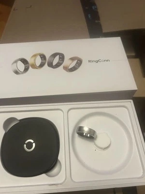 RINGCONN - Gen 2 Ultra-Thin Smart Ring Future Silver Size 10 - Image 1 of 2