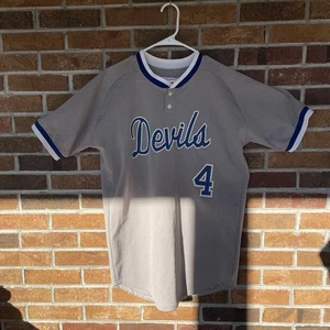 Camiseta de béisbol clásica vintage de Duke Blue Devils talla L malla rara - Imagen 1 de 5