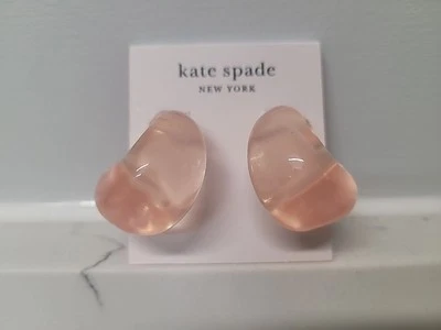 KATE SPADE NY HUGGIES "ADORE-ABLES" PINK MULTI EARRINGS NWT $58 - Image 1 of 4