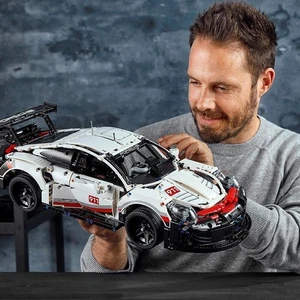Porsche 911 Supercar Building Blocks Model GTS Racing Sports Car Assembled Toys - Picture 1 of 7