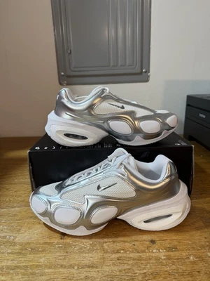 Mujer Talla 8.5-Nike Air Max Muse Blanco Metálico Plateado FV1920-100 Envío Rápido Foto 1 de 4