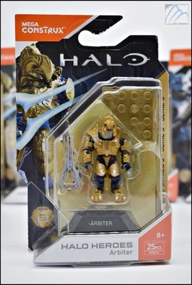 NEW HALO MEGA CONSTRUX BLOKS HEROES SERIES 5 GOLD ARBITER MINIFIGURE FFM79 - Image 1 of 4