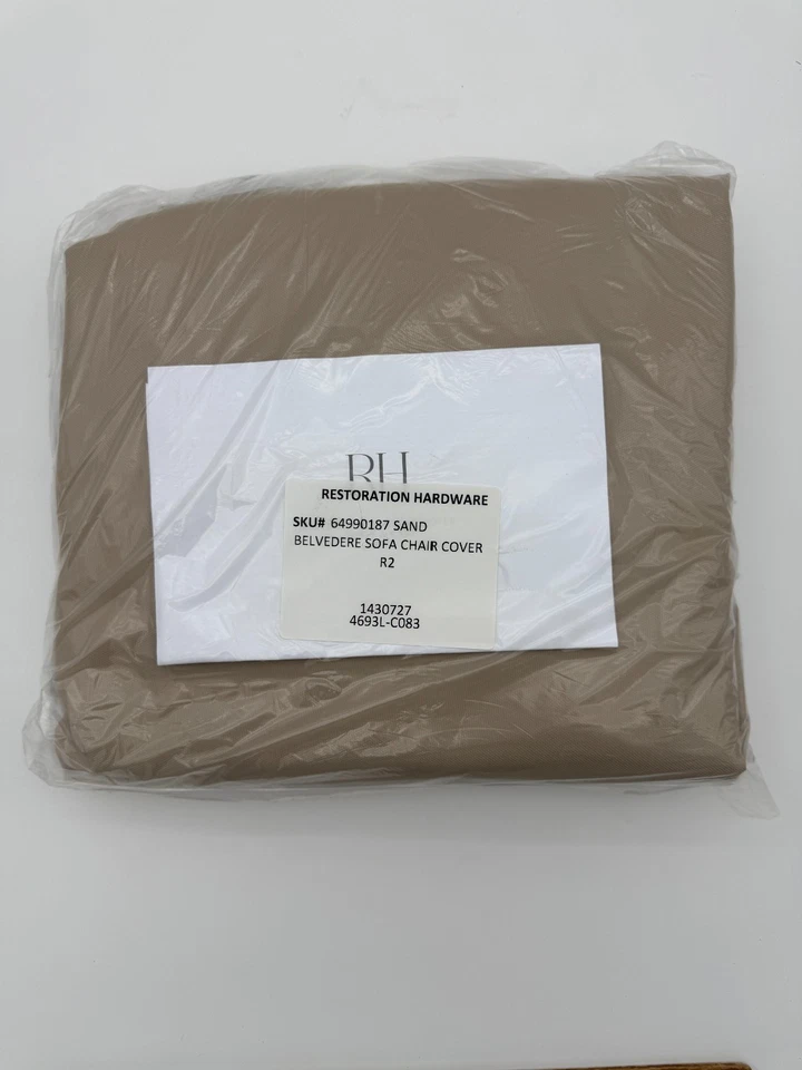 Restoration Hardware Belvedere Sofa Chair Cover – Sand, SKU 64990187, New - Image 1 of 1