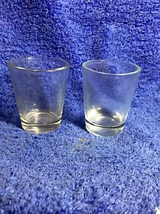 Klare Schnapsgläser, Glaswaren, 1 Unze, 2er Set, Barware, - Bild 1 von 5