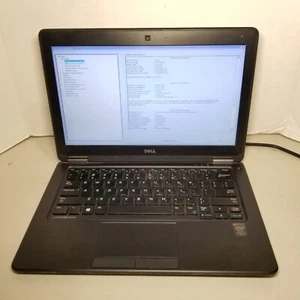 Dell latitude e7250 i5-5300u 2.30GHz 4GB No BATTERY/SSD/OS! boots to bios! #69 - Picture 1 of 8