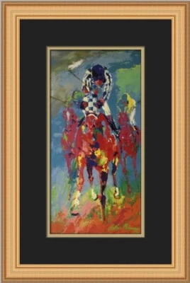 Impresión enmarcada personalizada de Leroy Neiman Secretariat Foto 1 de 2