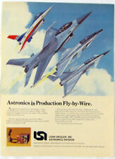 Vintage 1984 General Dynamics F-16 Falcon Fighter Print Ad   