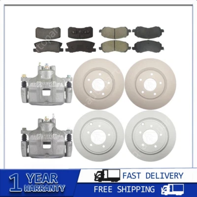 Pinzas de freno rotores de freno pastillas de freno para Mitsubishi RVR 2,0 L 2012 2011 Foto 1 de 4