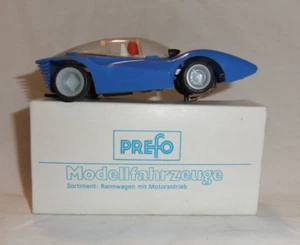 10.25 A DDR Prefo Auto Ferrari P5 Autorennbahn 1:32 Blau OVP Funtionstüchtig - Bild 1 von 8