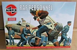 AIRFIX WW2 RAF PERSONNEL 1:76 SCALE (25mm) MODEL SOLDIERS UNPAINTED PLASTIC - Picture 1 of 2