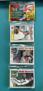 Paquete de 54 tarjetas de béisbol vintage 1984 Topps Rack +1 - Imagen 1 de 10