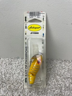 Arbogast G620-03 Jitterbug Night Time Top señuelo de agua cebo de campeones amarillo Foto 1 de 4
