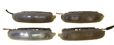 GMC ENVOY 2002-2005 TECHO TECHO CÚPULA CORTESÍA LUZ LÁMPARA JUEGO DE 4 OEM Foto 1 de 4