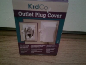 Cubierta de enchufe de salida Kidco blanca NUEVA - Imagen 1 de 2
