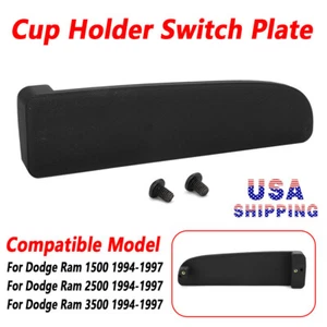 Kit de tornillos de placa de interruptor portavasos de Estados Unidos para camioneta Dodge Ram 1500 2500 3500 1994-97 - Imagen 1 de 10