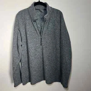 Maglione maglione donna Eddie Bauer Quest pile quarto zip grigio natura alto 2XL - Foto 1 di 14