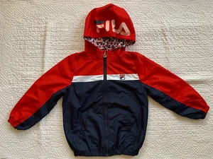 New with tags Fila Big kids Hooded Lining Wind Jacket size 8 - Picture 1 of 9