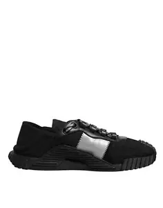 Scarpe da ginnastica Dolce&Gabbana NS1 uomo nere sneakers nylon basse casual taglia EU 40 - Foto 1 di 7