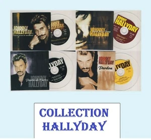 JOHNNY HALLYDAY ✱ LOT UNIQUE ! les 4 CD transparents de l'album "sang pour sang" - Picture 1 of 5