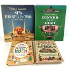 Vintage Mid Century Betty Crocker 4 Cookbooks Spiral Bound First Editions 1960s