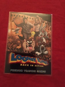 Looney Tunes Back In Action (Inkworks 2003) ~ PROMO CARD BIA-1 Brendan Fraser