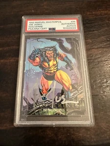 1992 Marvel Masterpieces Prototype Wolverine Jusko Auto PSA 6 - Picture 1 of 2