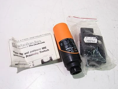 EFECTOR IB0072 IBE2020-FB0A INDUCTIVE PROXIMITY SWITCH 250V 65HZ ***NNB*** - Image 1 of 4