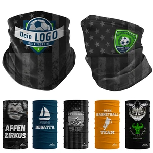 Bandana bedrucken lassen Multifunktionstuch Werbegeschenk individuelles Halstuch - Bild 1 von 8