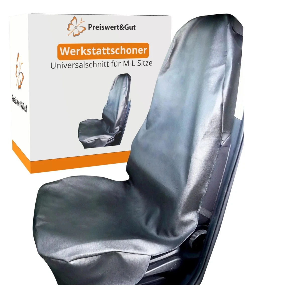 Pefirst Autositzschoner – Extra Dick, Rutschfest & Wasserdicht – Schützt Sitze Vor Kindern, Haustieren & Schmutz (Schwarz)