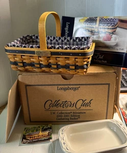 2000 - 2001 Longaberger Collectors Club Sammelkorb Neu in OVP - Bild 1 von 1