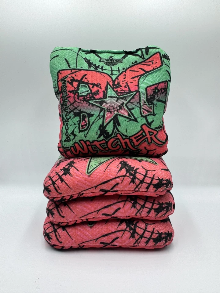 Bolsas Cornhole estampadas BG Witcher ACL Pro - JUEGO DE 4 BOLSAS NUEVAS Foto 1 de 1
