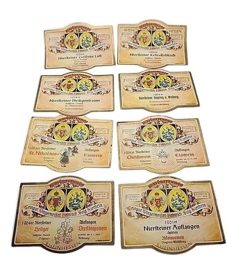 German Wine Label Lot Kurfurstenhof Weingut Winzermeifter Heinrich Seip 1960s - Image 1 of 4