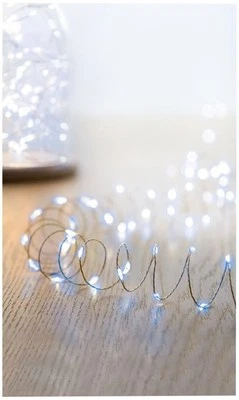 RARAION - 200 LED Lampu Krismas Wayar Pin, Putih, 10m - Image 1 of 3