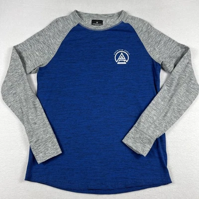 American Eagle Outfitters Long Sleeve Thermal Shirt Blue Gray Men’s Size Medium - Image 1 of 4